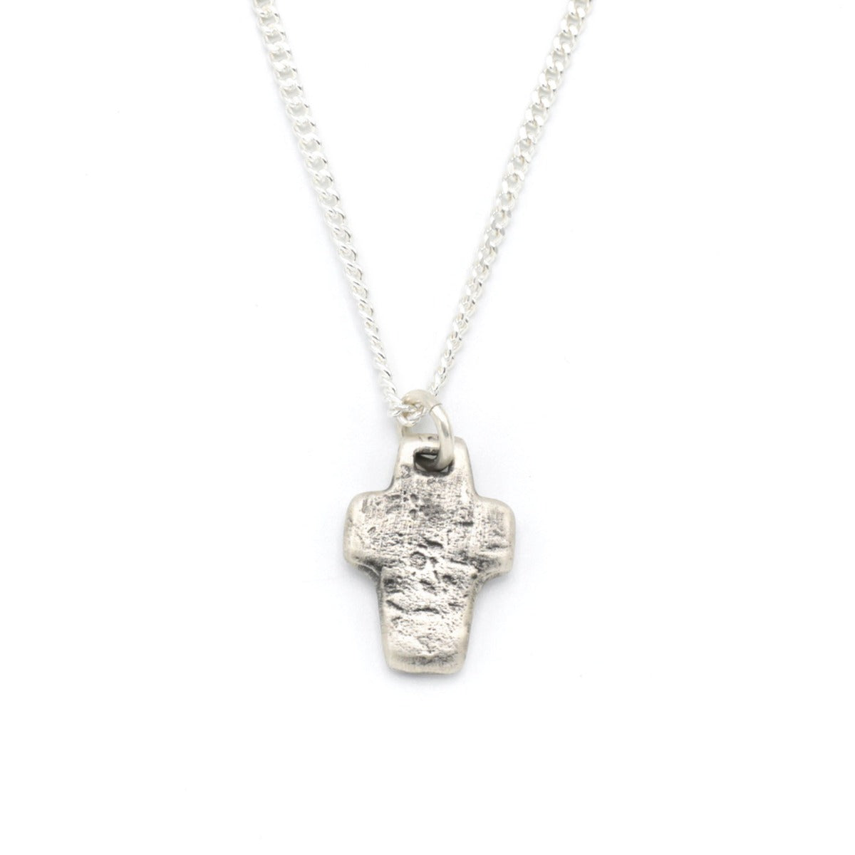 Thrive Silver Cross Necklace (Antiqued Sterling Silver)