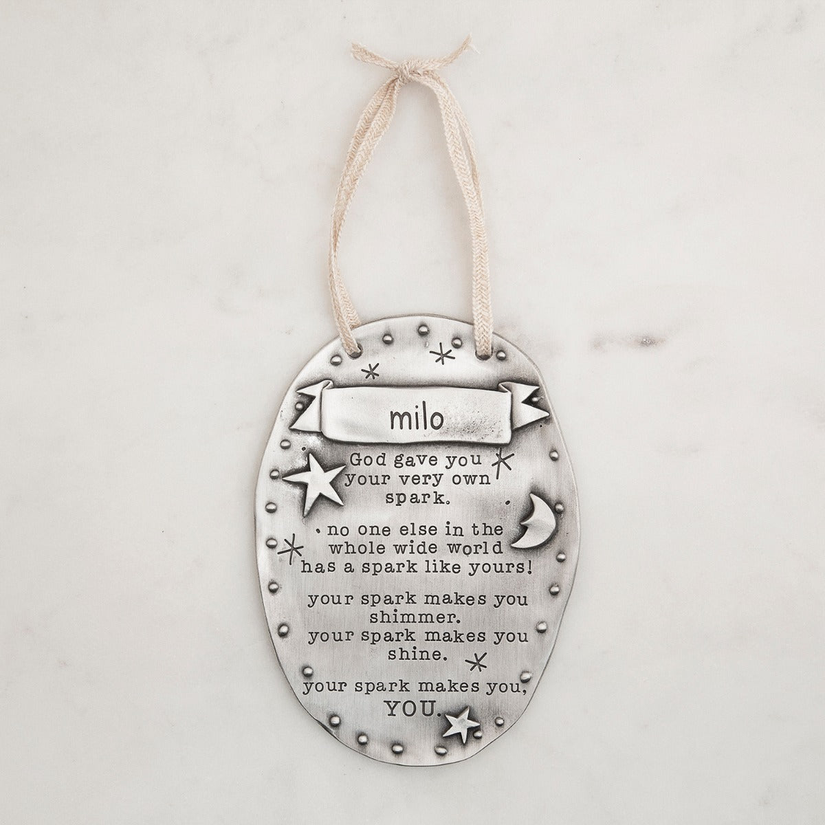 Your Spark Plaque (Pewter)