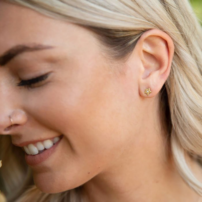 Your Spark Earrings (9K Solid Gold)