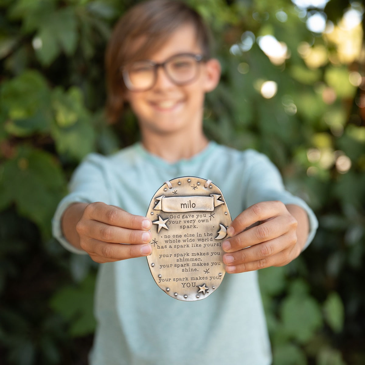 Your Spark Plaque (Pewter)