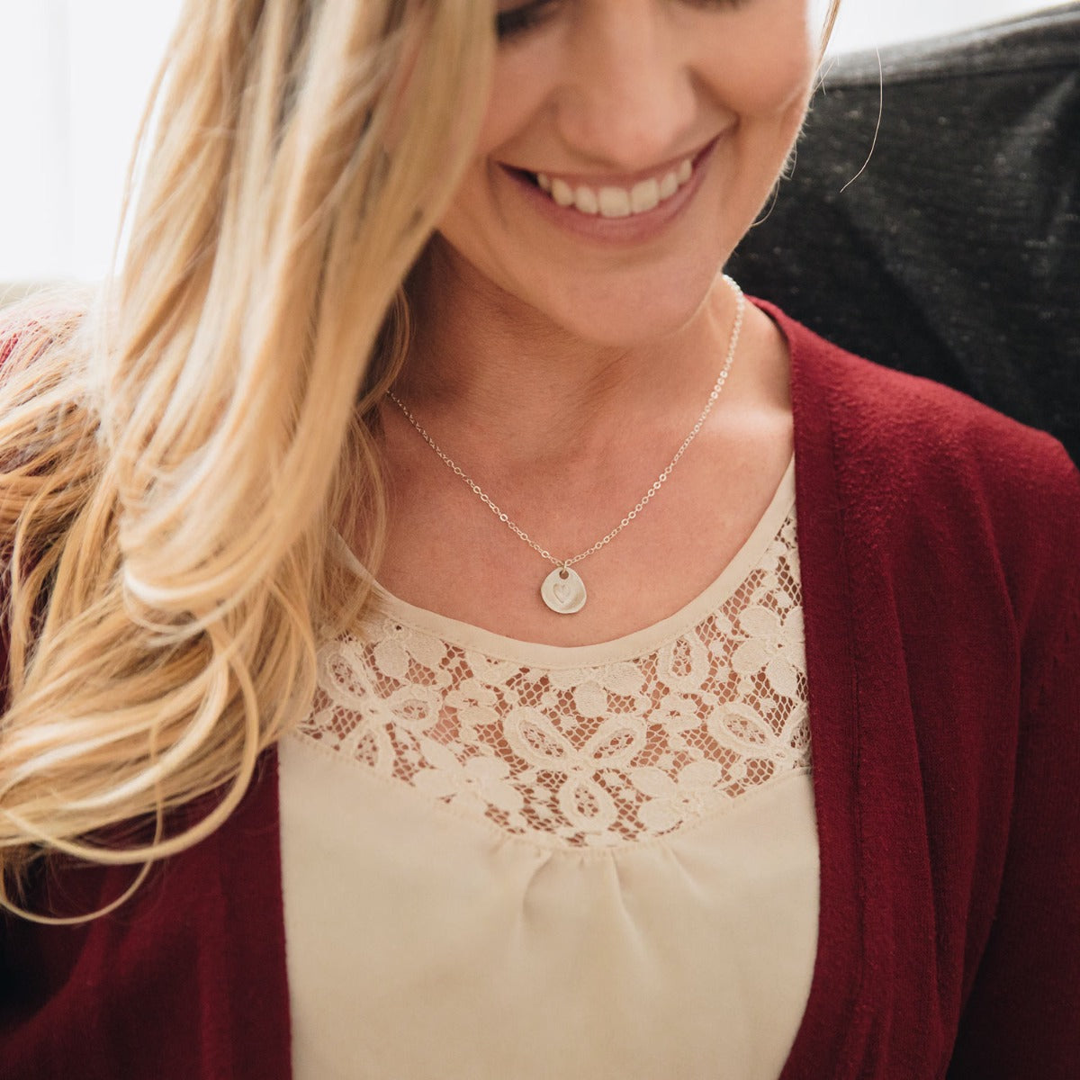 Full of Love Necklace (Sterling Silver)