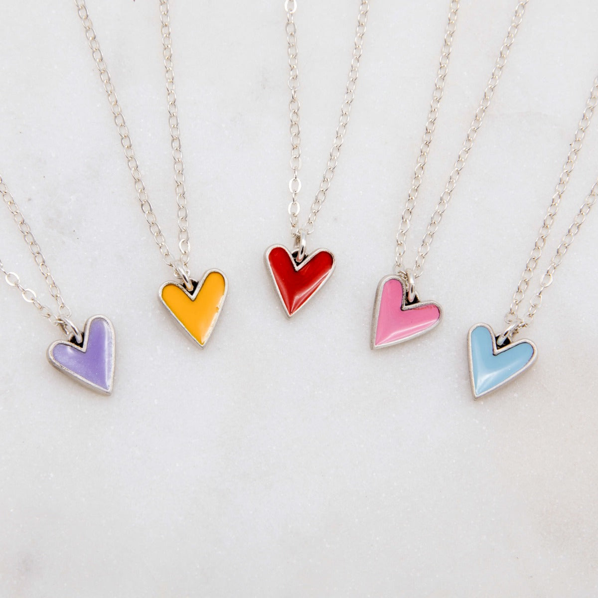Brave Love® Heart Necklace (Pewter)