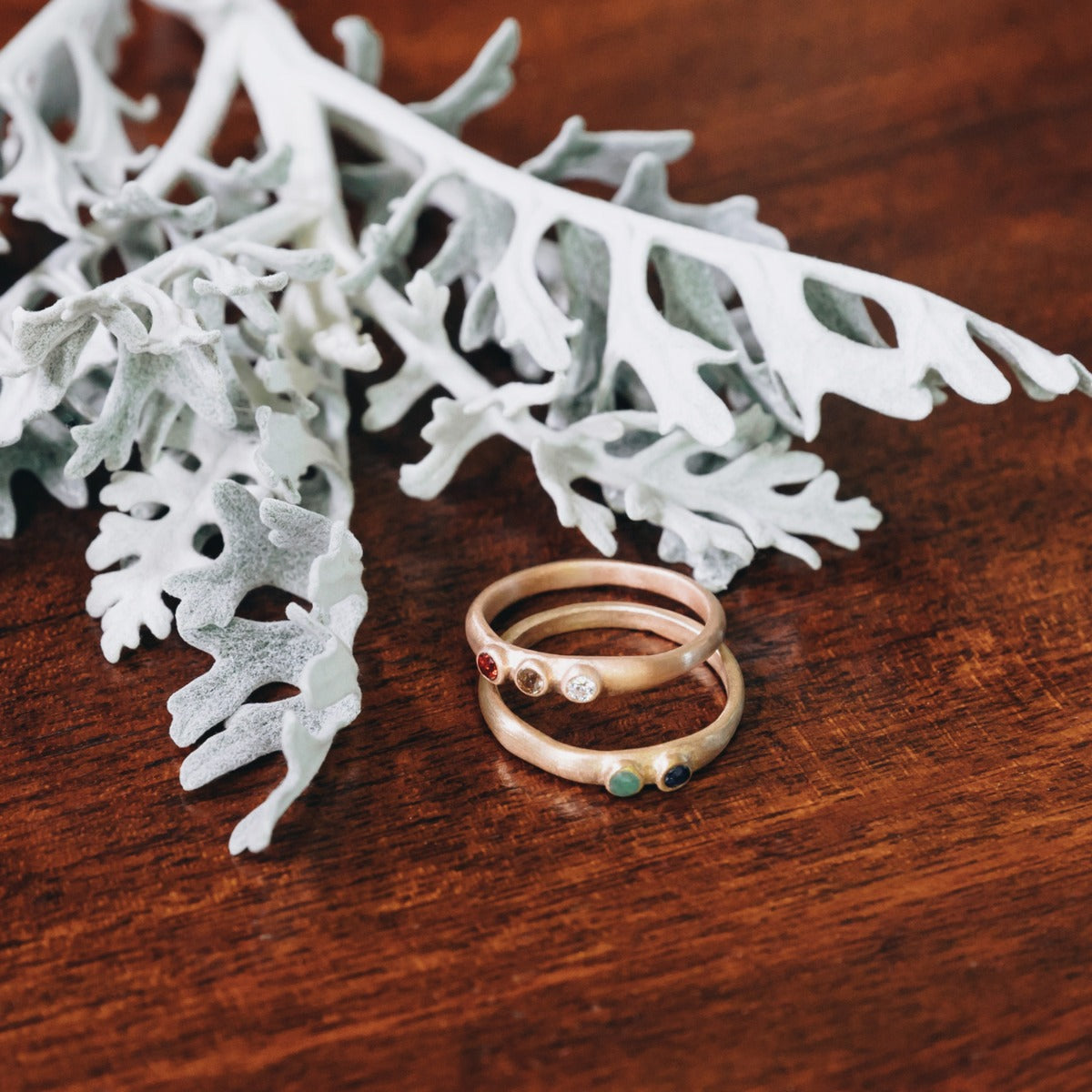 Mother's Ring (14K Solid Gold)