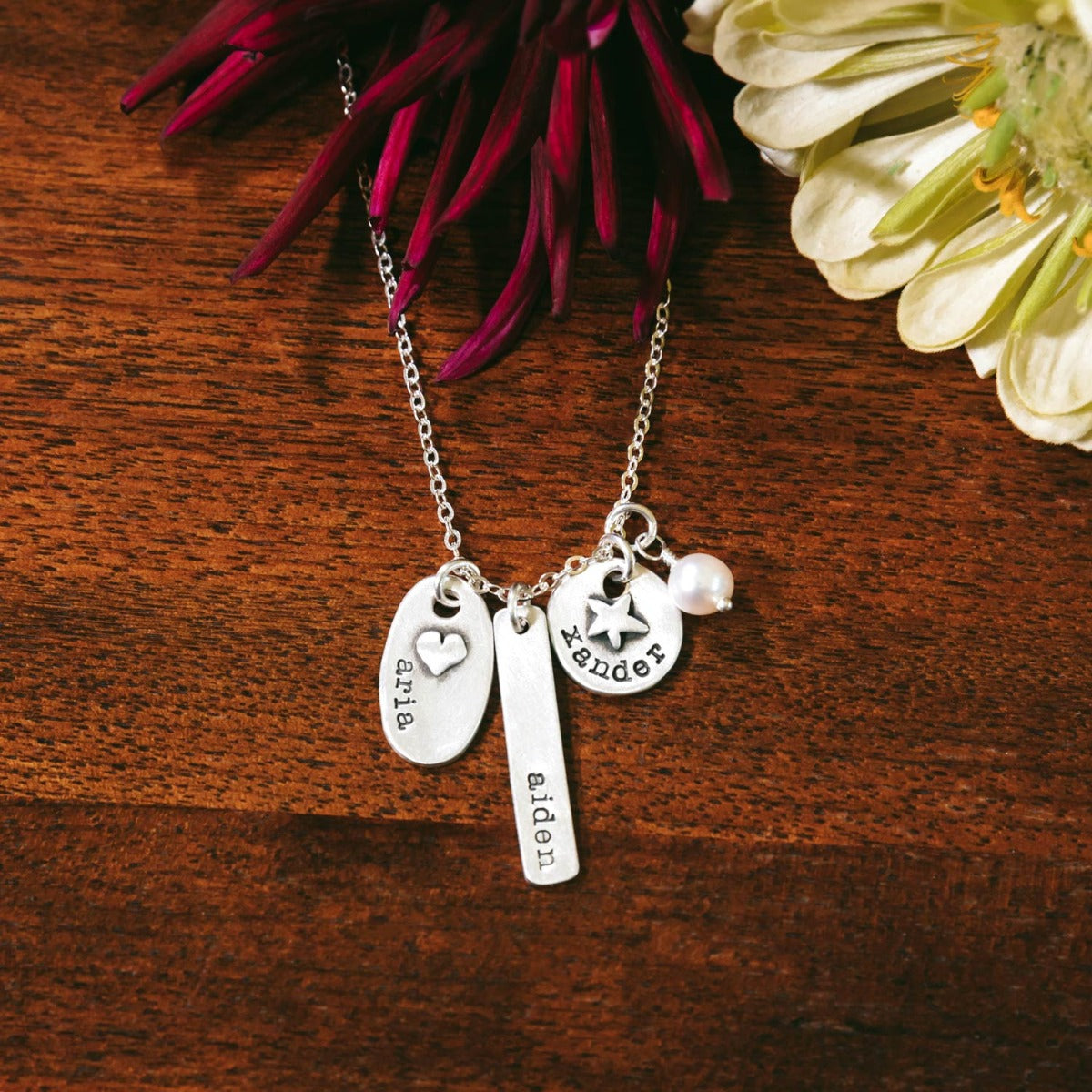 Jumble of Charms Necklace (Sterling Silver)