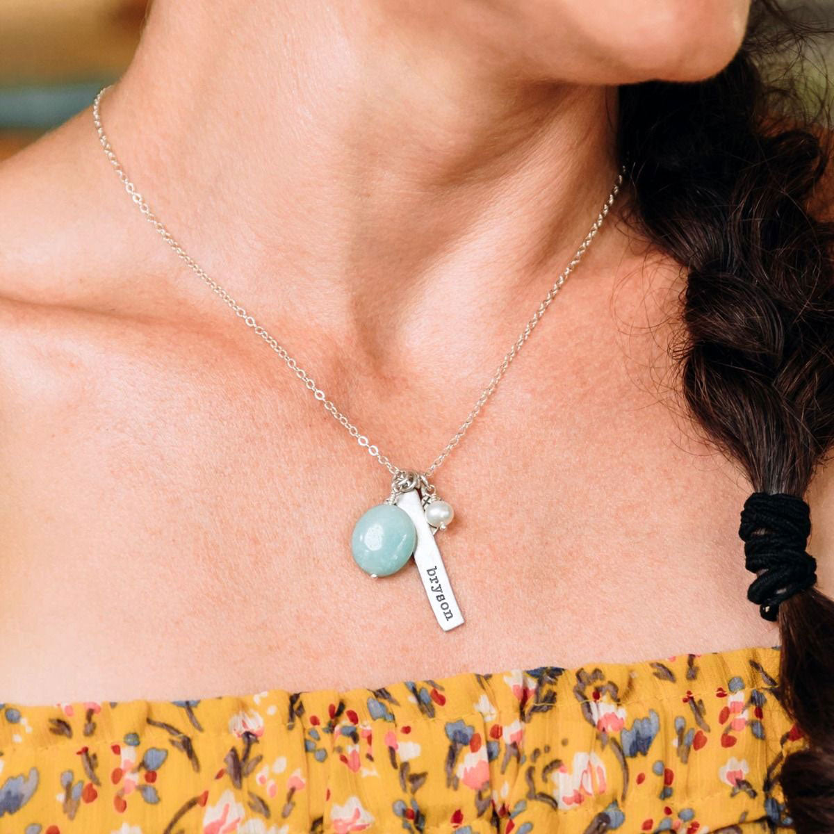 Cross My Heart Necklace (Sterling Silver)