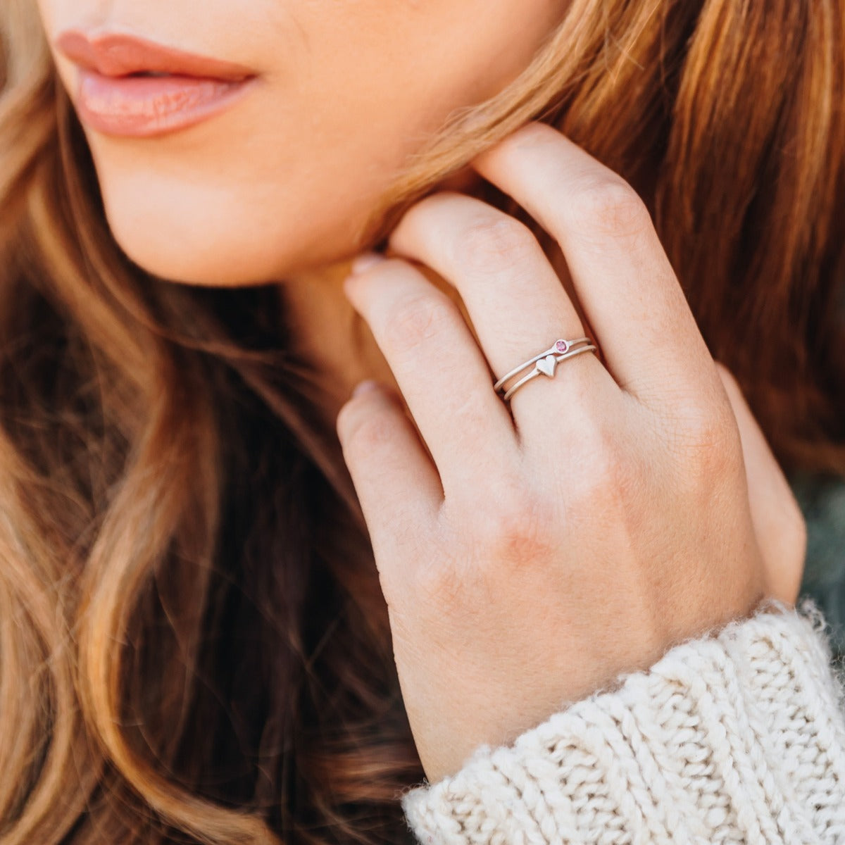 Love & Loss Ring Pair (Sterling Silver)