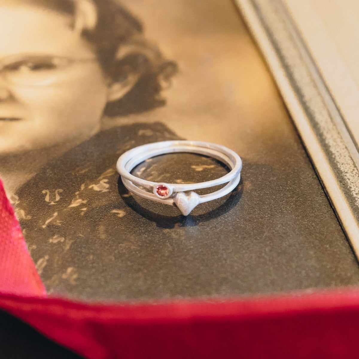 Love & Loss Ring Pair (Sterling Silver)