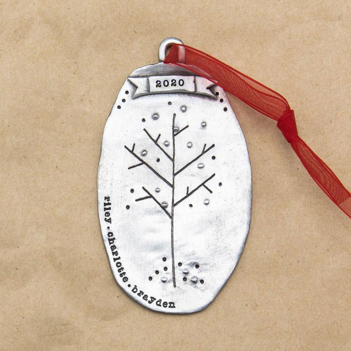 Family Tree Ornament (Pewter)