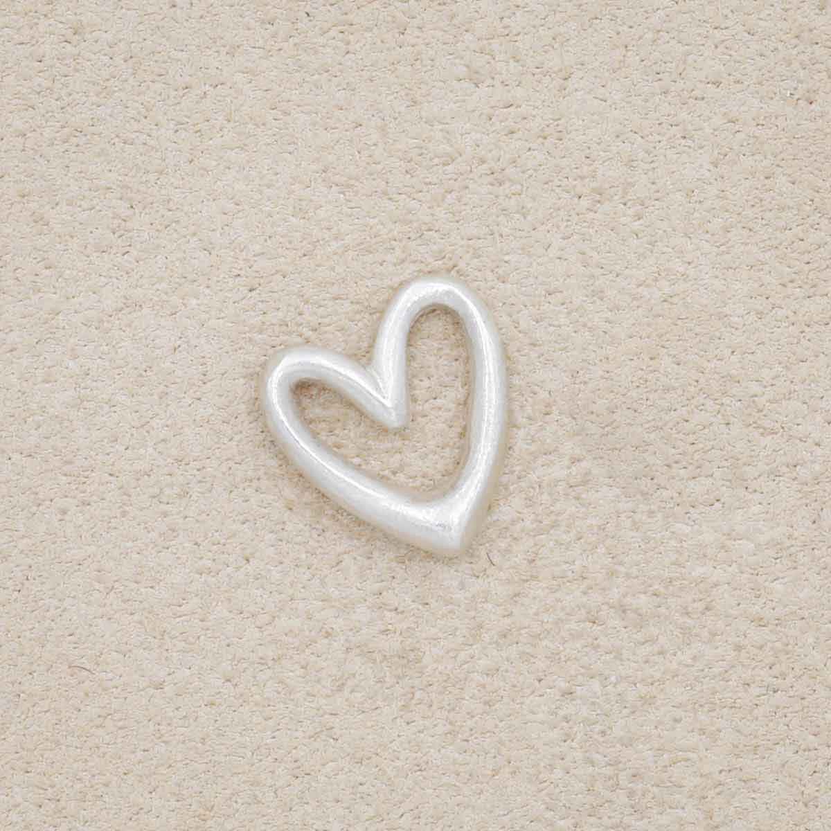 Love Grows 1/2" Heart Charm (Sterling Silver)