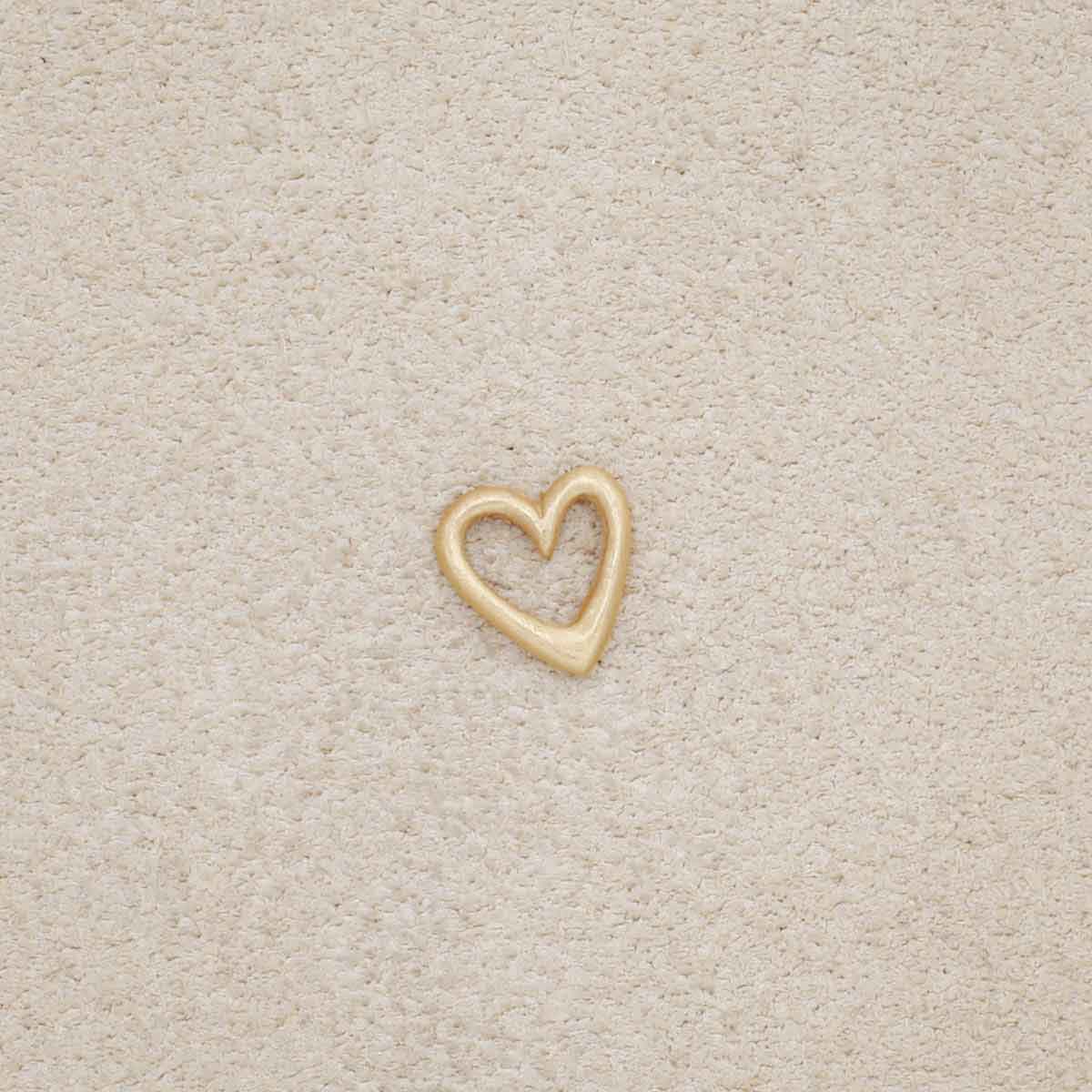 Love Grows 1/4" Tiny Heart charm (9K Solid Gold)