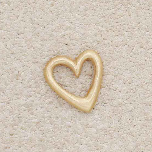 Love Grows 1/4" Tiny Heart charm (9K Solid Gold)