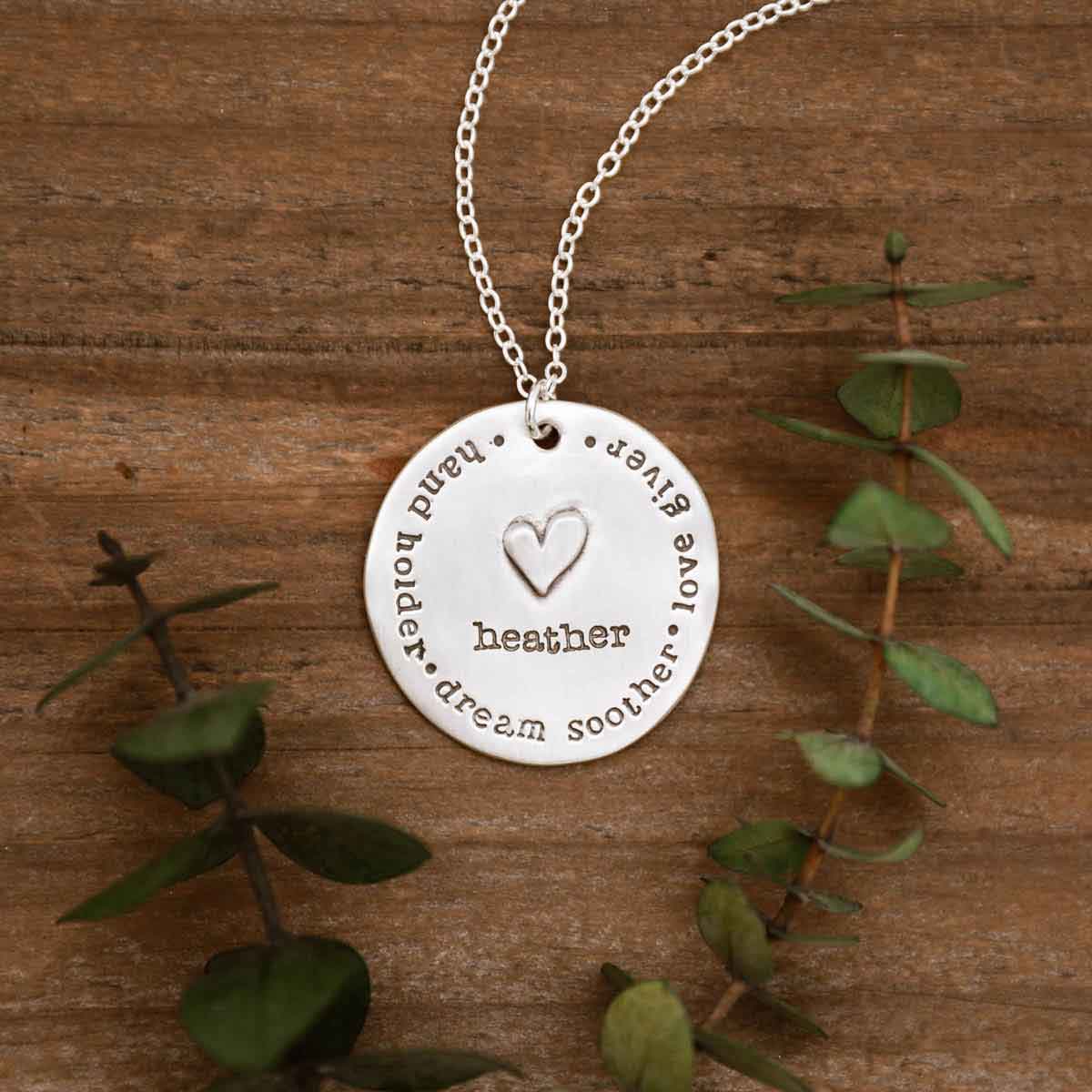 personalized in the center with a name