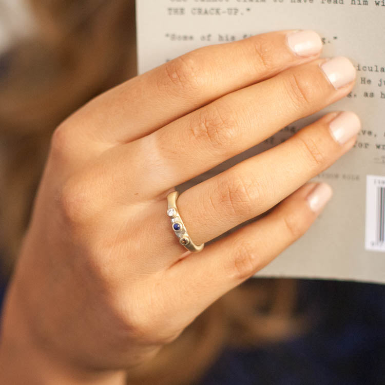 Mother's Ring (14K Solid Gold)