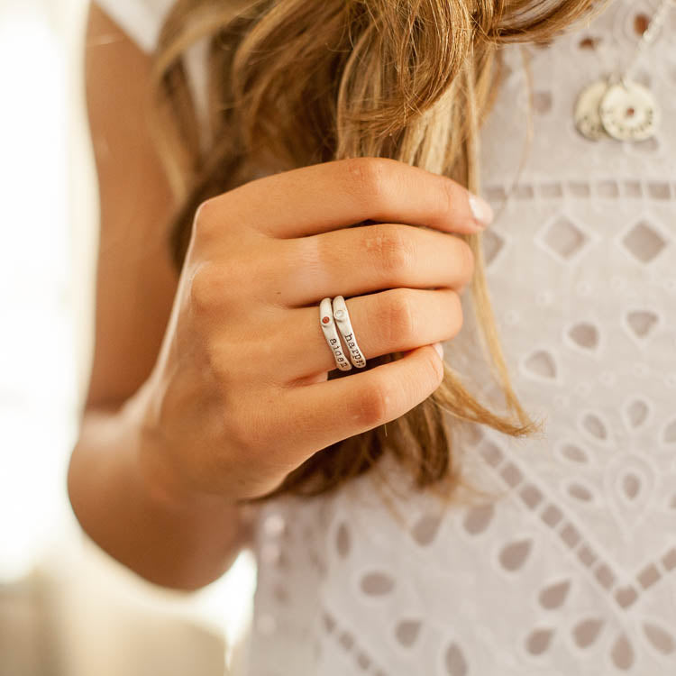Personalized Passage Ring (Sterling Silver)