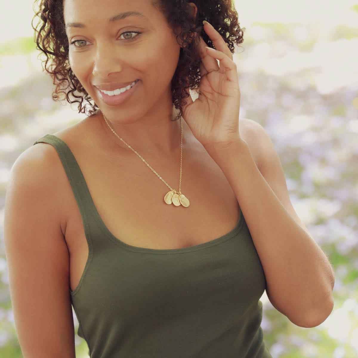 on beige background