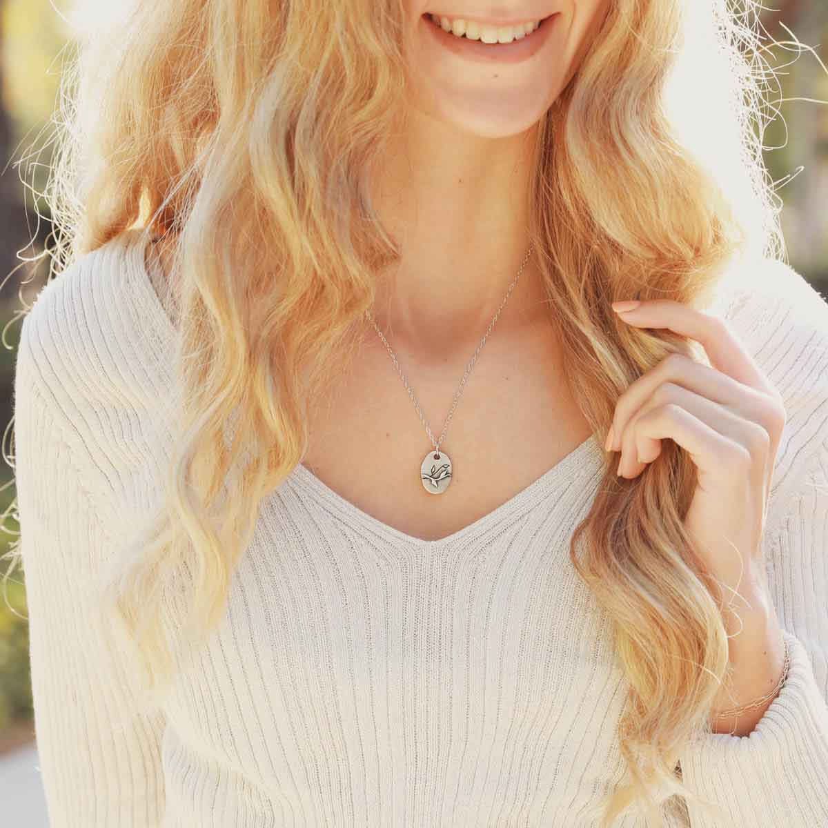 Renew Necklace (Pewter)