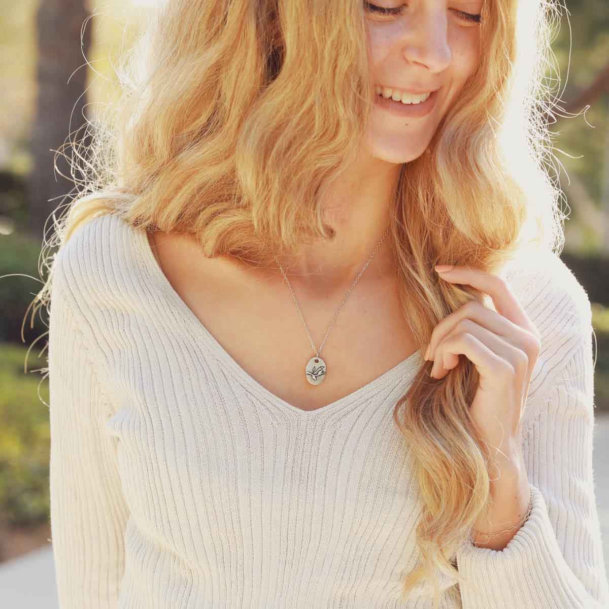 Renew Necklace (Pewter)