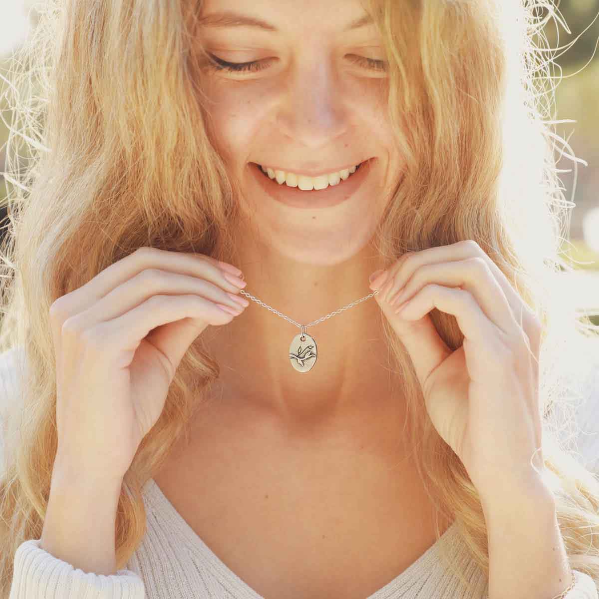Renew Necklace (Pewter)