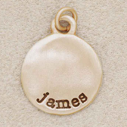 Round Tag (9K Solid Gold)