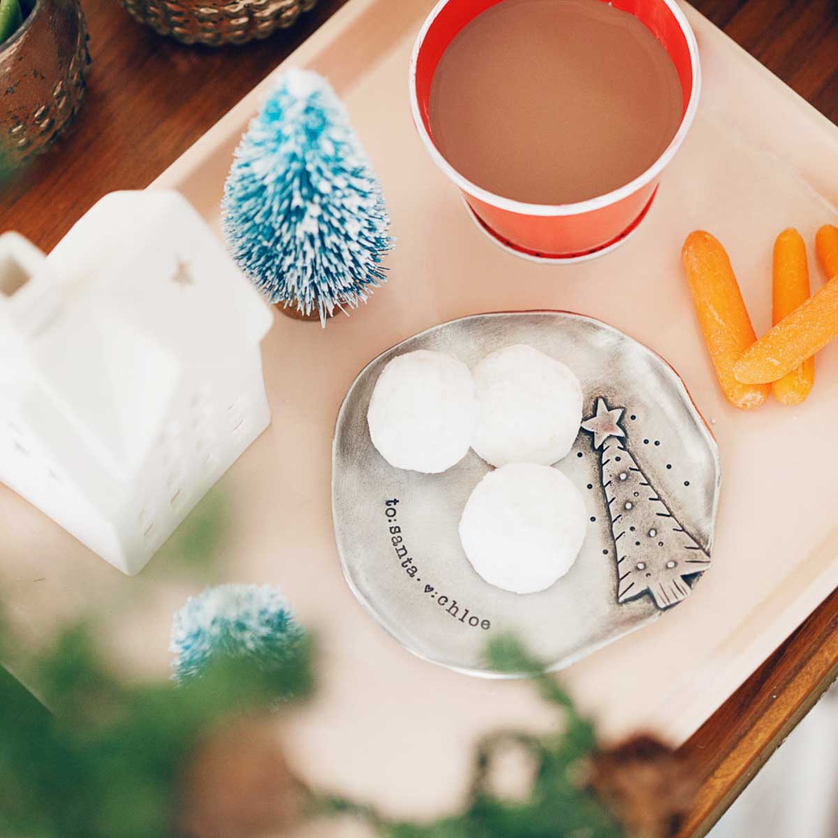 Santa Plate (Pewter)