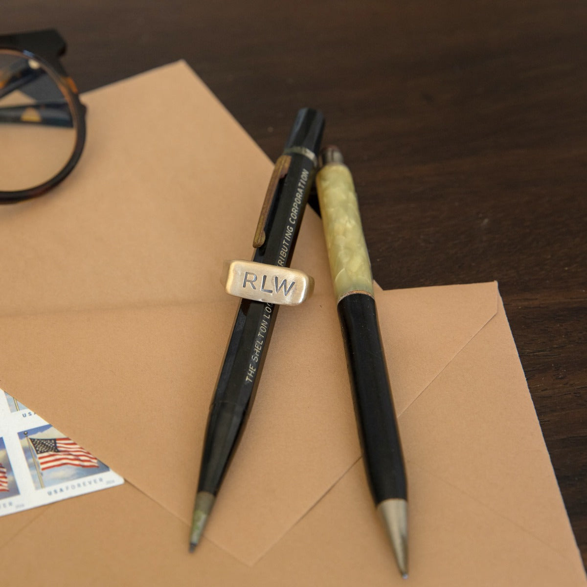 Make Your Mark Signet Ring (9K Solid Gold)