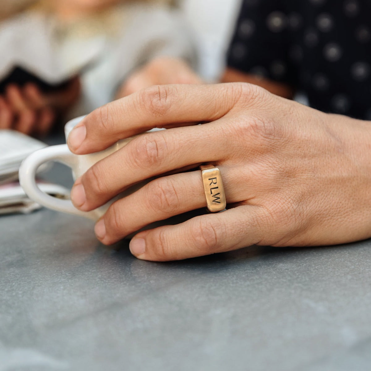 Make Your Mark Signet Ring (9K Solid Gold)
