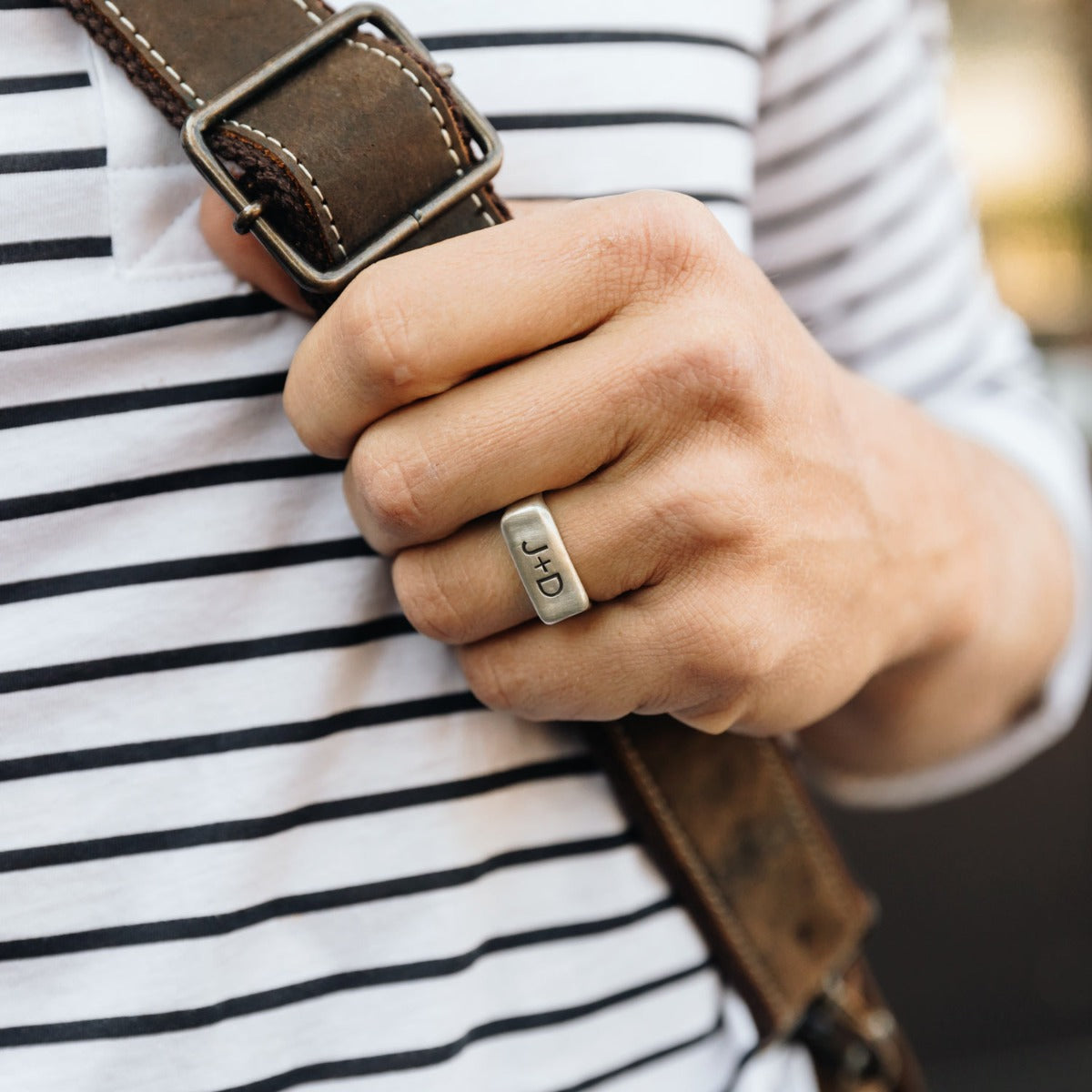 Make Your Mark Signet Ring (Sterling Silver)