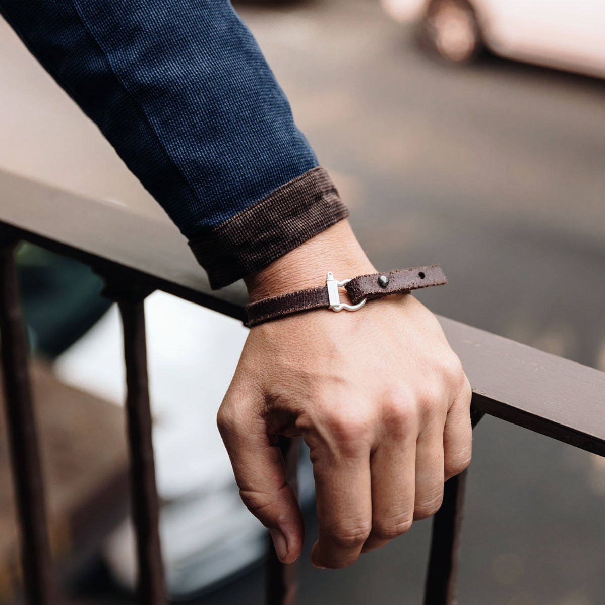 Tethered Bond Bracelet (Brown)