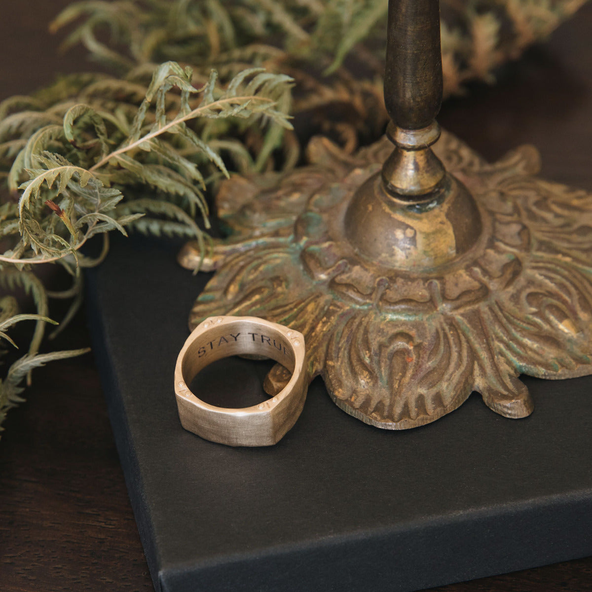 Strong + True Ring (9K Solid Gold)