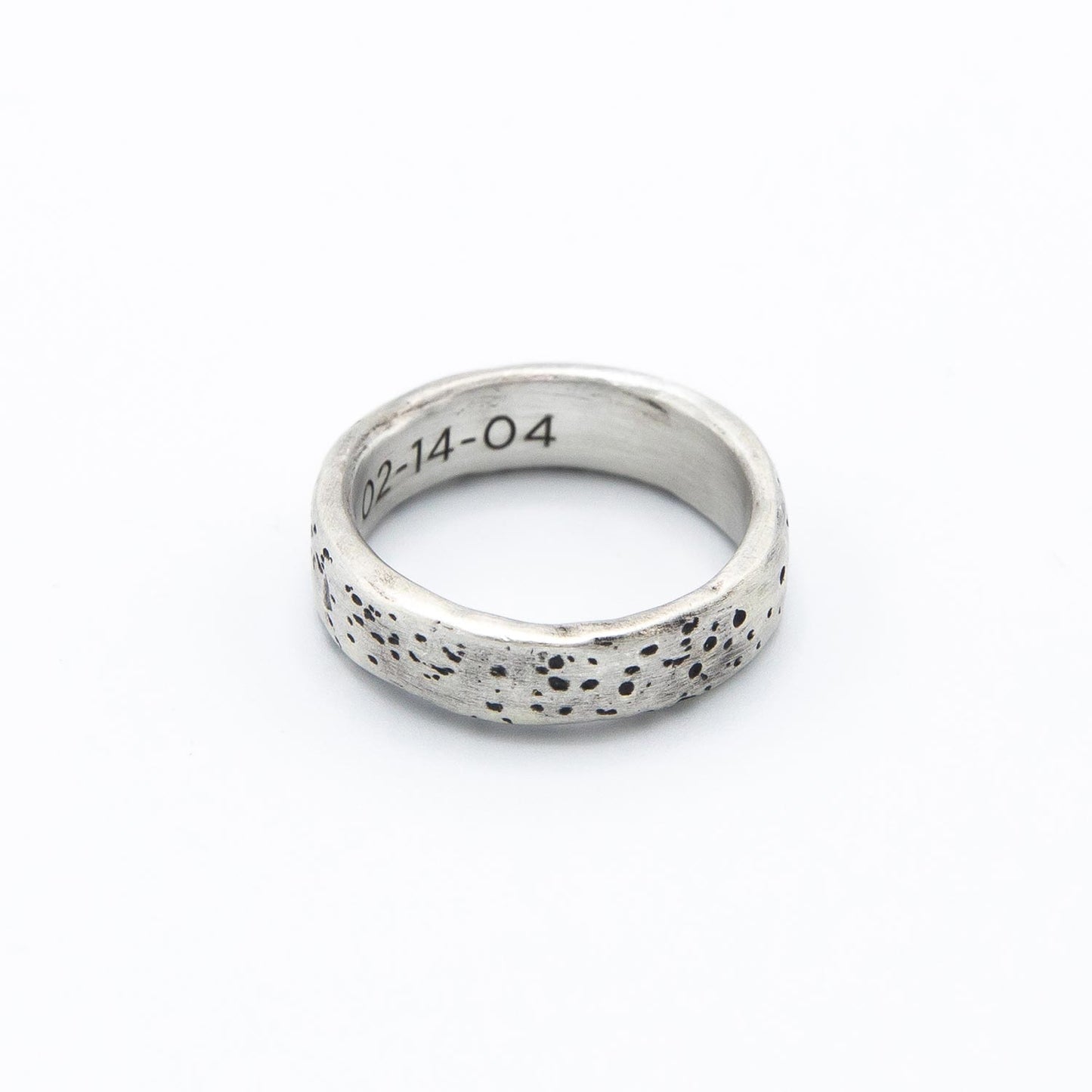 Withstand Stacking Ring (Antiqued Sterling Silver)
