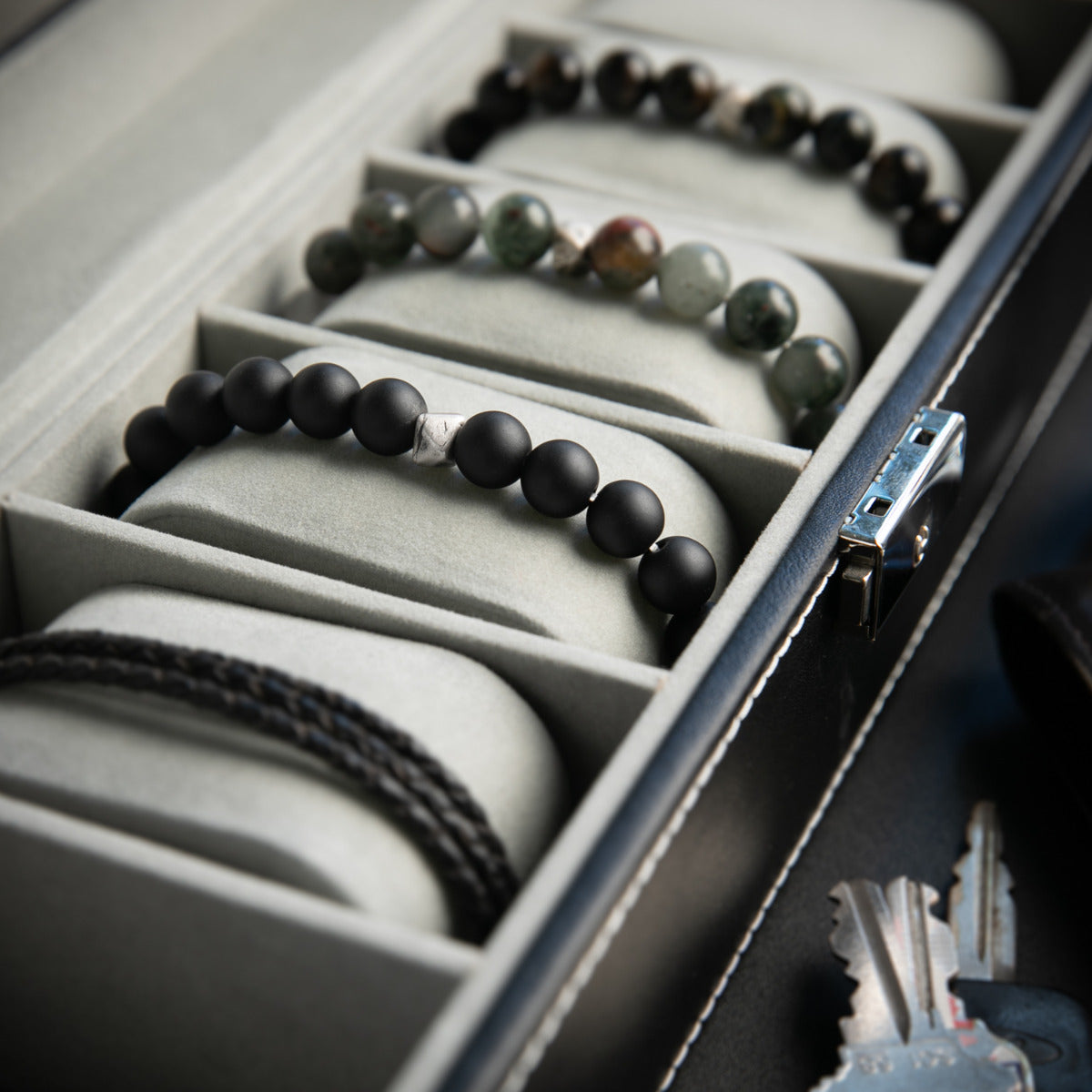 Onyx Beaded Bracelet