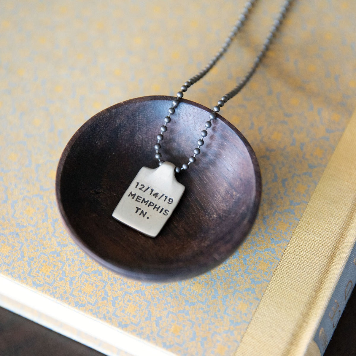 Dog Tag Necklace (Sterling Silver)