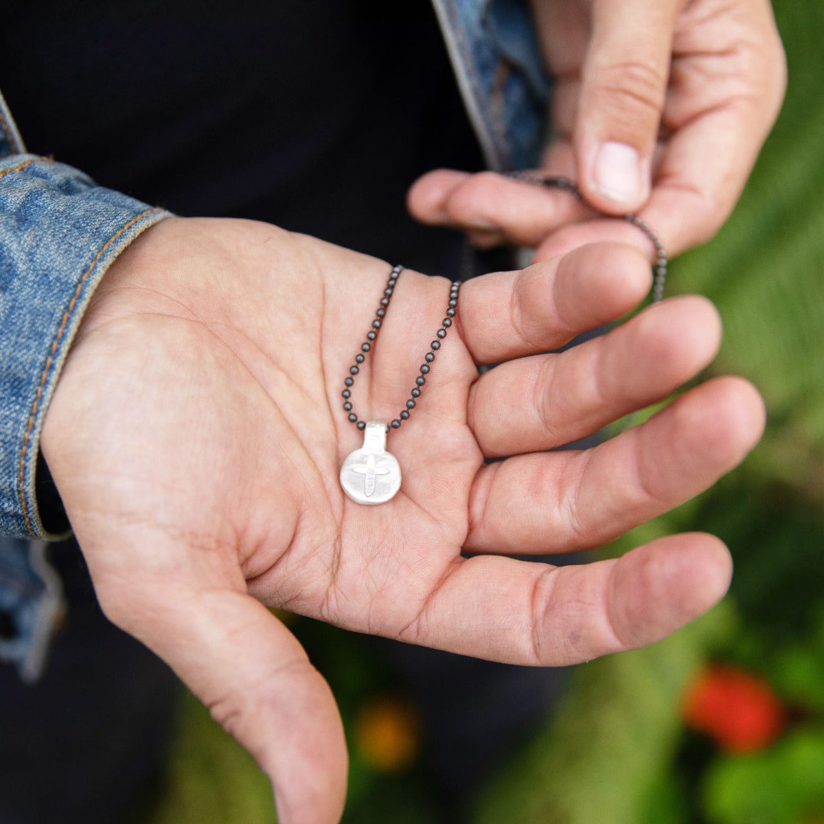 Charis Cross Necklace (Sterling Silver)