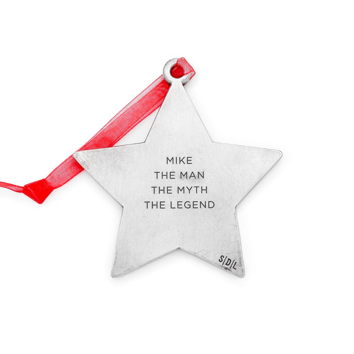 Best Dad Ornament (Pewter)