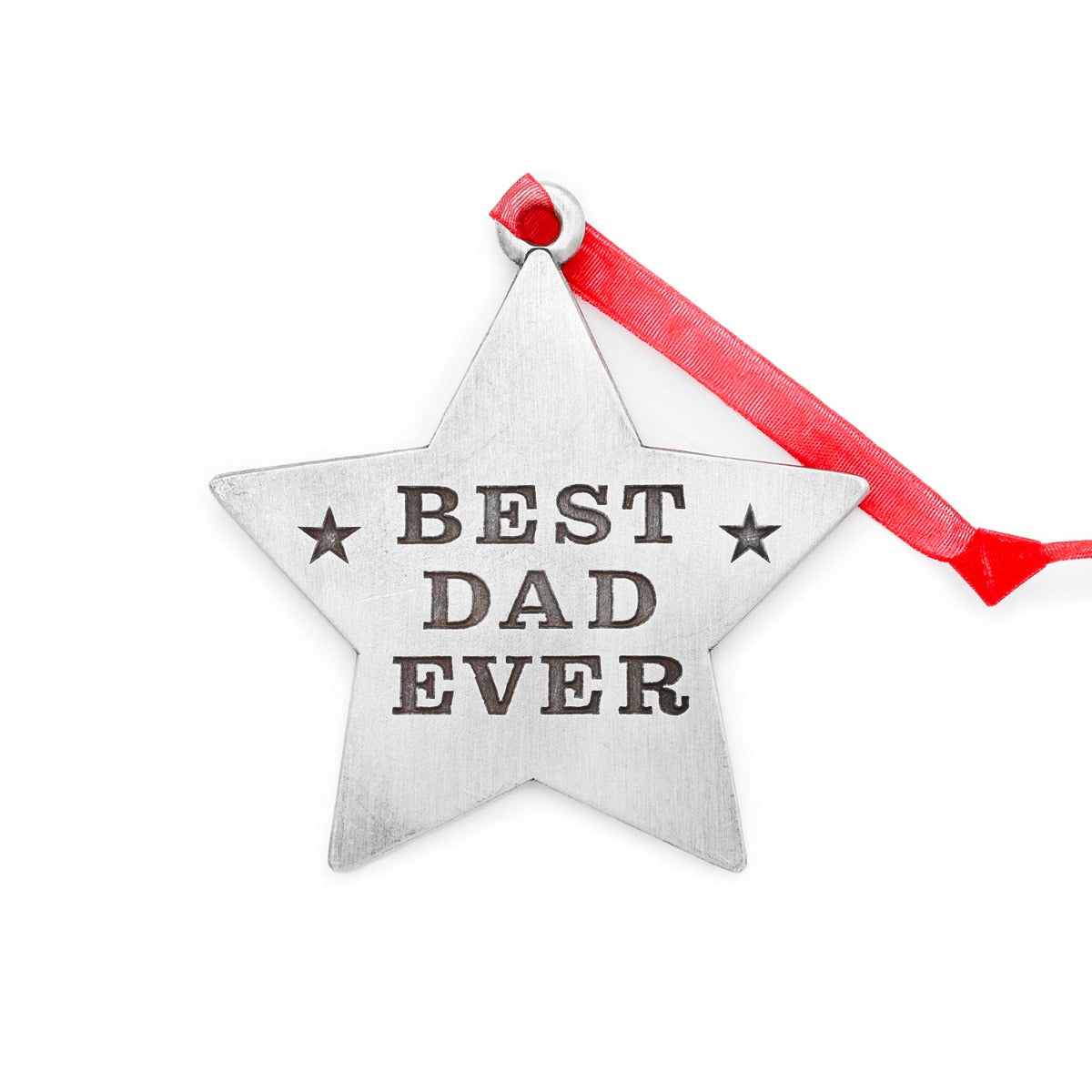 Best Dad Ornament (Pewter)
