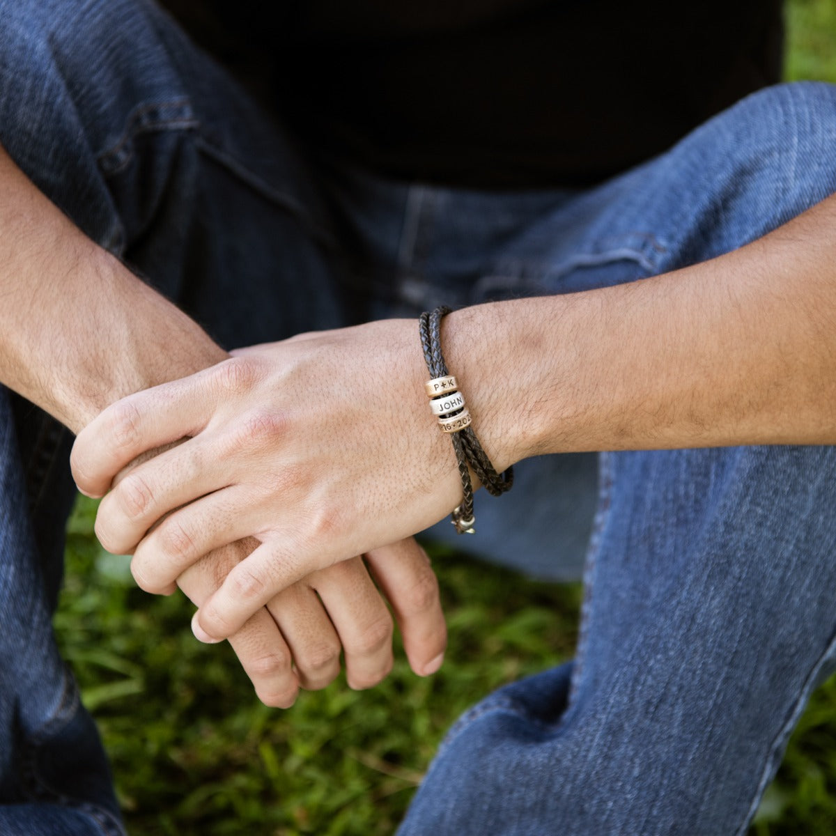 Limitless Leather Bracelet (Black)