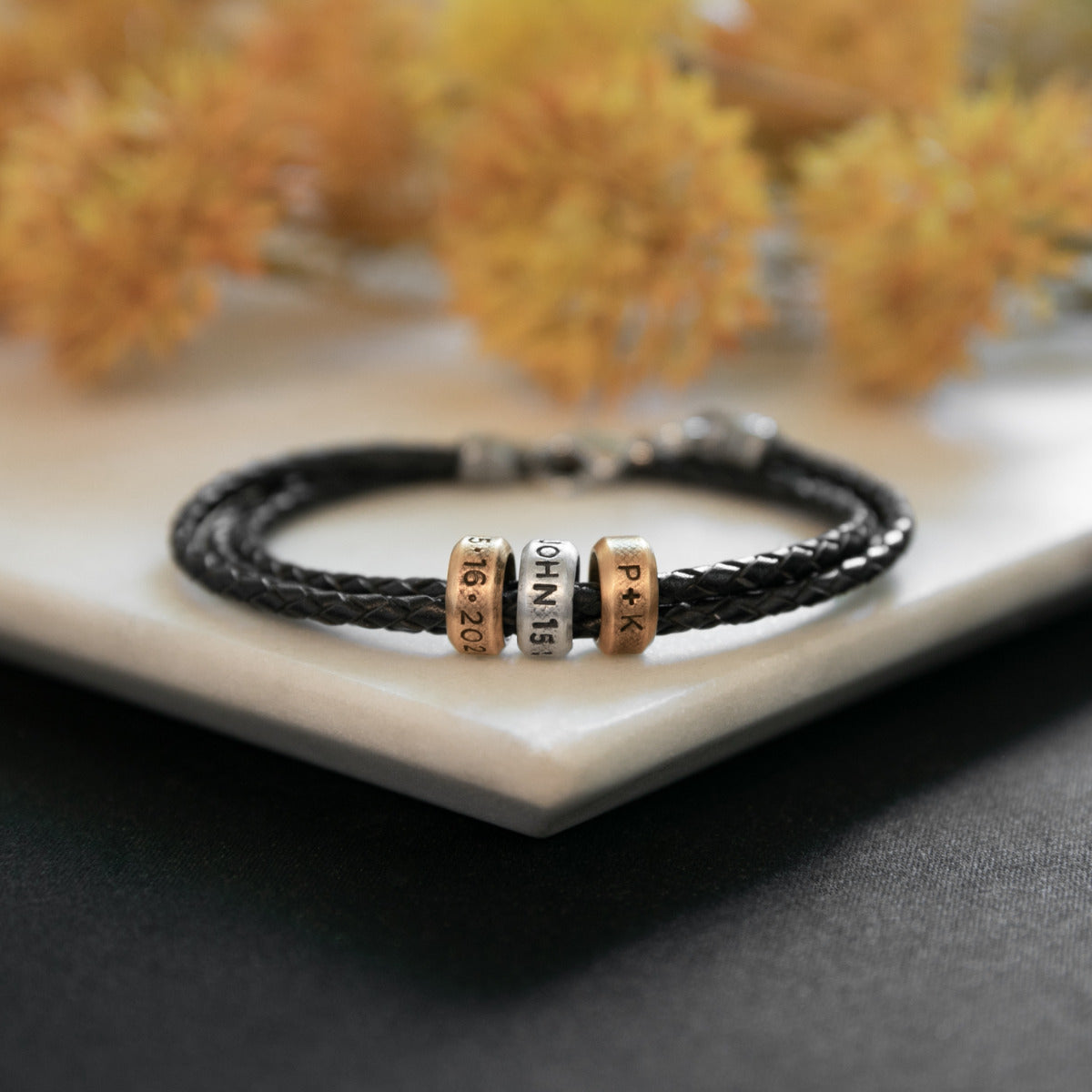 Limitless Leather Bracelet (Black)