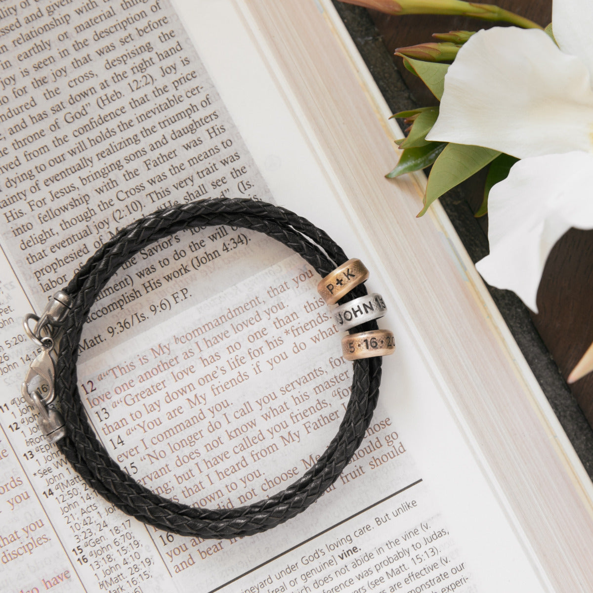 Limitless Leather Bracelet (Black)