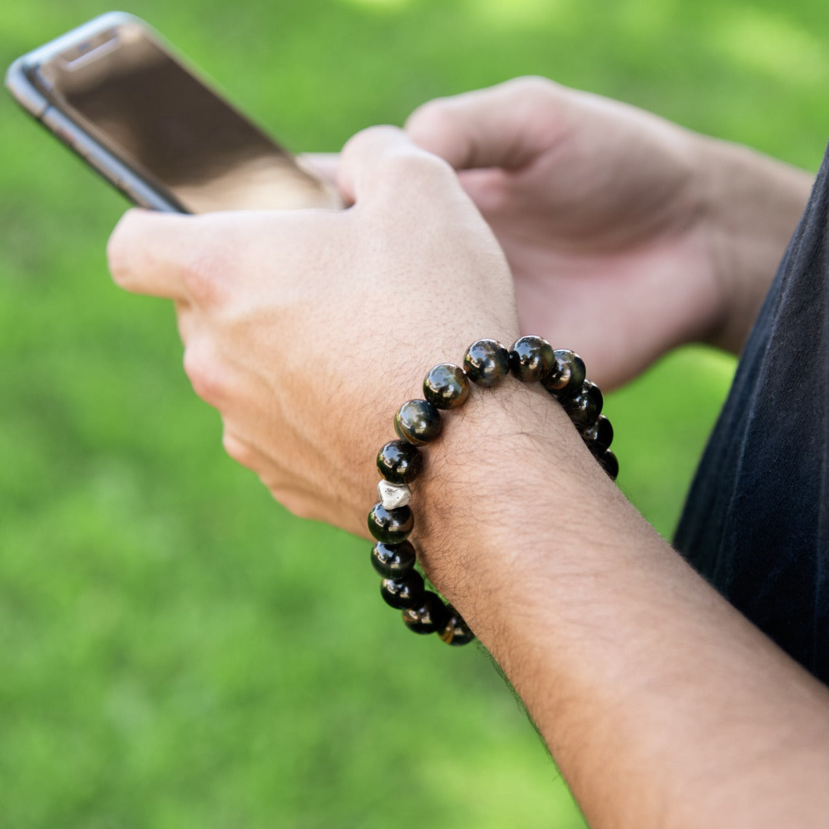 Tiger Eye Beaded Bracelet