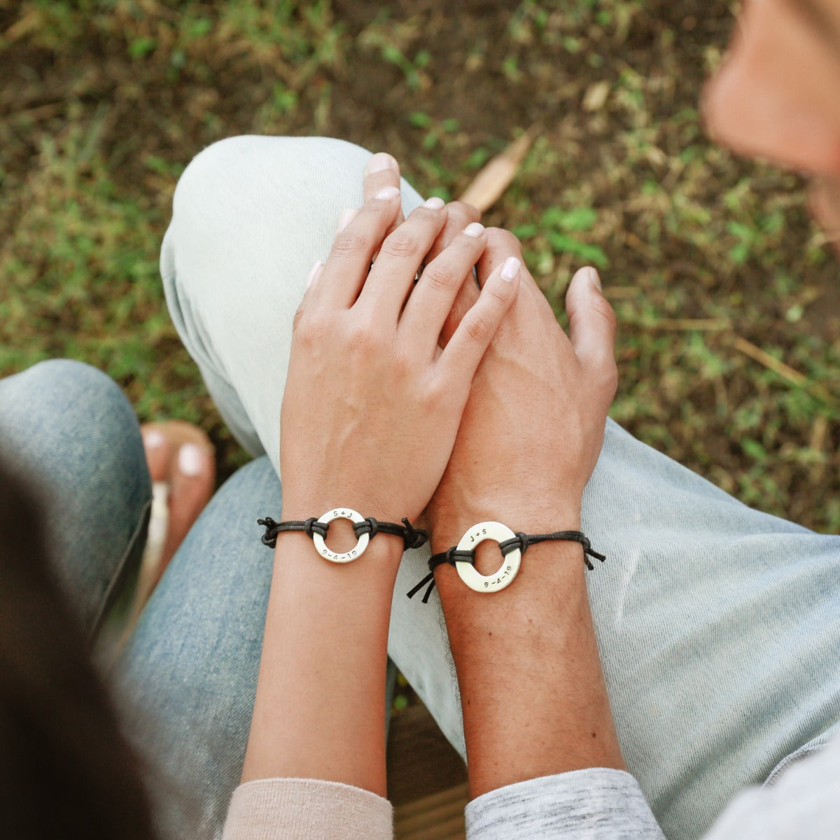 Lasting Bond Bracelet Set (Black)