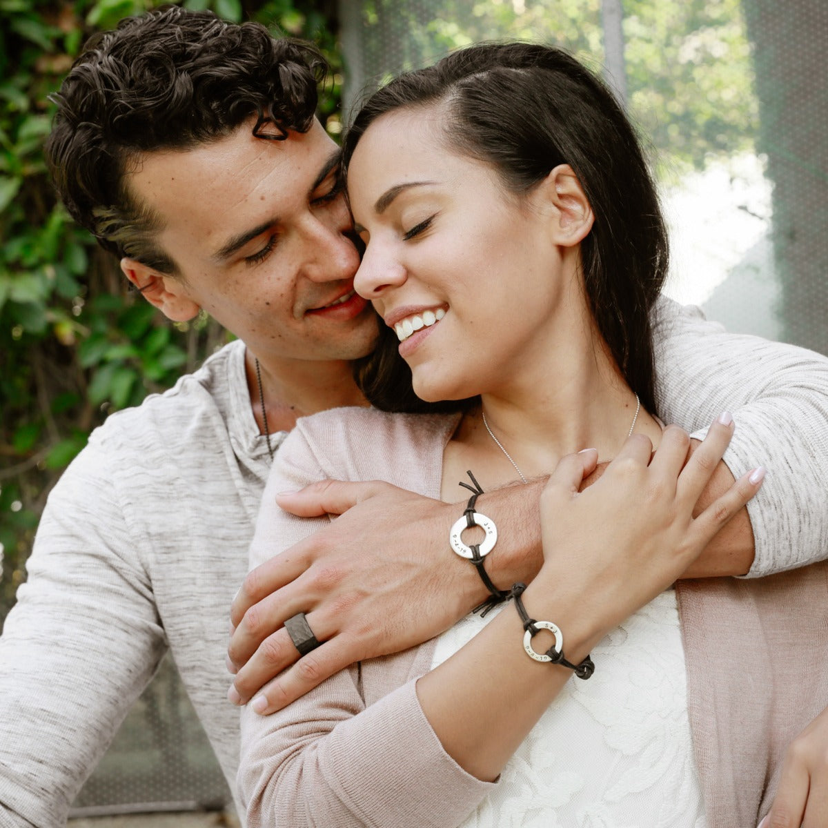 Lasting Bond Bracelet Set (Black)