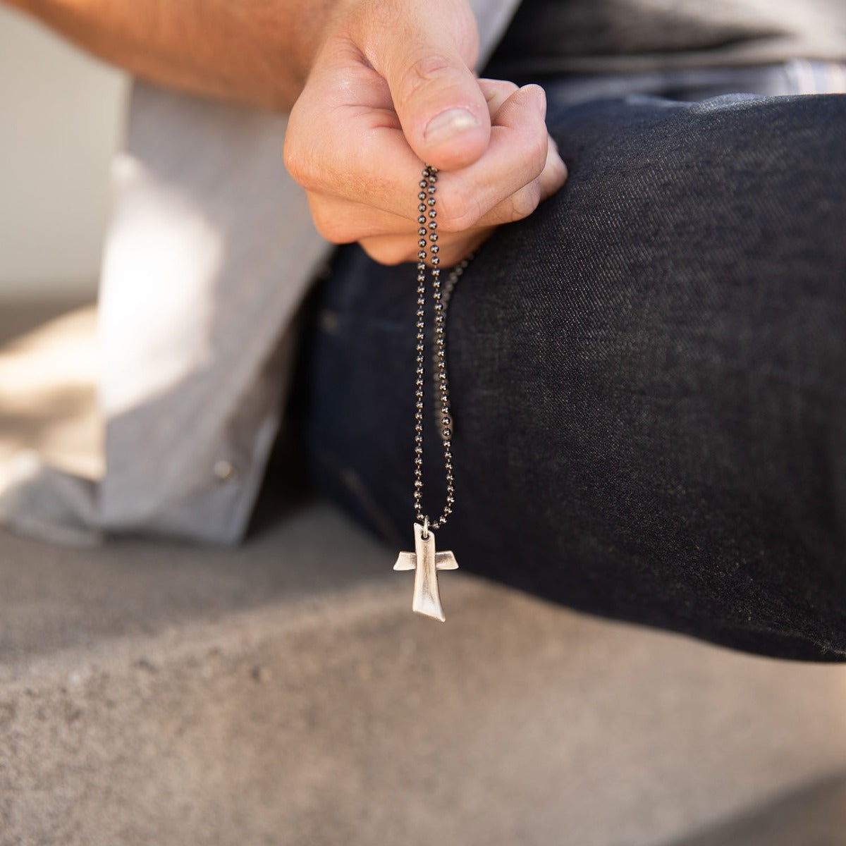 Accord Cross Necklace (Sterling Silver)
