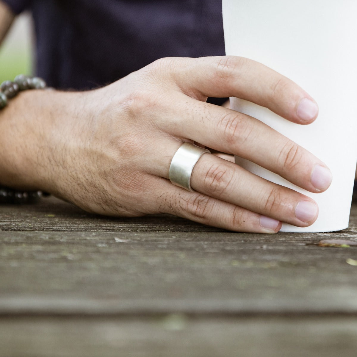 Valor Wide Ring (Sterling Silver)