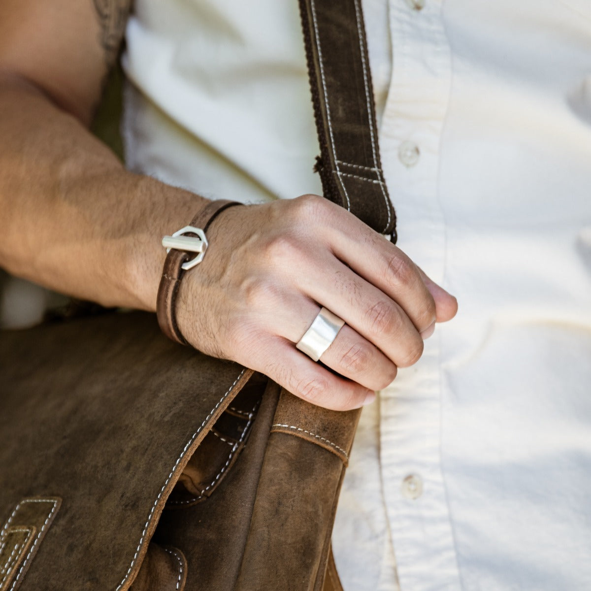Valor Wide Ring (Sterling Silver)