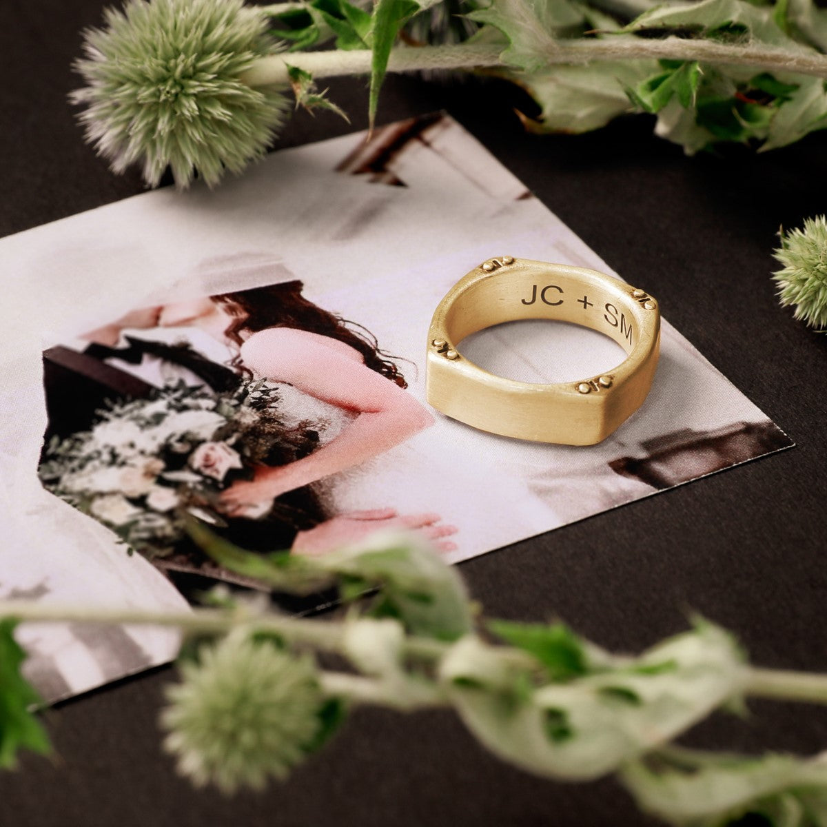 Strong + True Narrow Ring (9K Solid Gold)