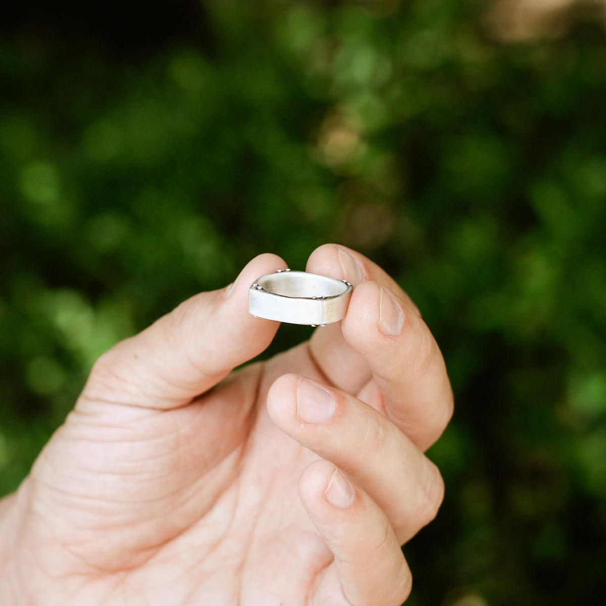 Strong + True Narrow Ring (Sterling Silver)