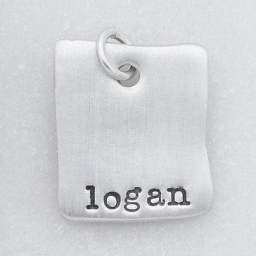 Square Tag (Sterling Silver)