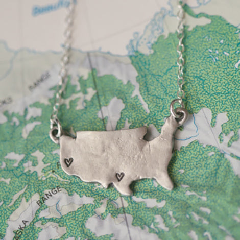 State Of My Heart Necklace (Sterling Silver)