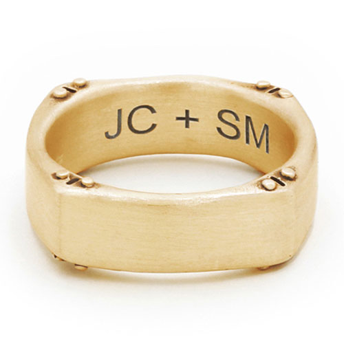 Strong + True Narrow Ring (9K Solid Gold)