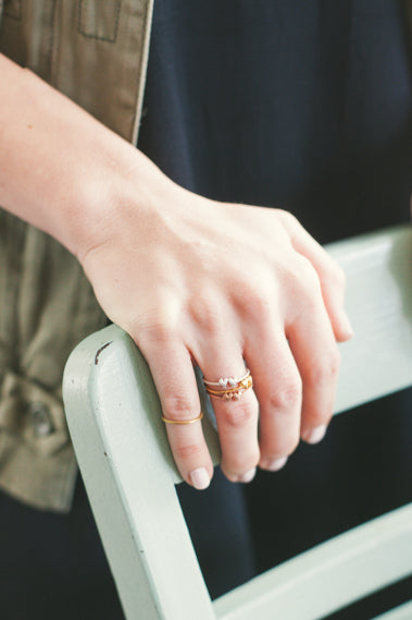 Sweet Love Ring - Two Hearts (9K Solid Gold)
